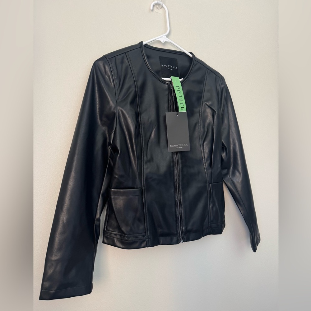 Bagatelle Womens Black Genuine - Jacket Soft (new with tag) - Picture 3 of 13